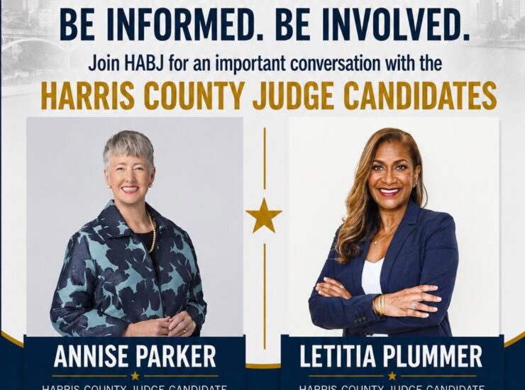 PHOTOS: Harris County Judge candidates address HABJ